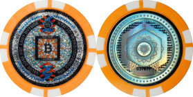 2017 Satori "Poker Chip" 0.001 Bitcoin. Loaded. Post-Fork. Serial No. 037677. Plastic. MS-69 (ANACS).
Loaded with 0.001 BTC. Satori Coin is named aft...
