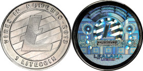 2013 Lealana 1 Litecoin. Loaded. Firstbits LTC3YzBQ. Black Address, Non-Serialized. "First Run" Variety. Nickel Brass. MS-67 (PCGS).
Loaded with 1 LT...