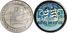 2013 Lealana 1 Litecoin. Loaded. Firstbits LfaWhfie. Serial No. 7368. Green Address, Serialized. Nickel Brass. MS-66 (PCGS).
Loaded with 1 LTC. This ...