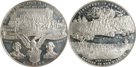1892-1893 World's Columbian Exposition Declaration of Independence Medal. Eglit-36A, Rulau-X9. White Metal. BOLDENWECK & CO. Edge. MS-63 DPL (NGC).
5...