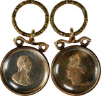 Undated (ca. 1862) U.S. Mint Washington and Jackson Medalet. First Obverse - 1833 Jackson Die. Musante GW-447, Baker-224A, Julian PR-28. Silver. Mint ...