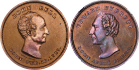 "1797" (1860) John Bell Campaign Medal. DeWitt-JBELL 1860-4. Bronze. MS-64 RB (NGC).
31 mm.

Estimate: $200