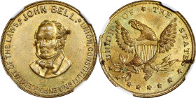 Undated (1860) John Bell Campaign Medal. DeWitt-JBELL 1860-9. Brass. MS-63 (NGC).
22.5 mm.

Estimate: $125