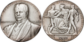 Theodore Newton Vail Public Service Medal. By Adolph Alexander Weinman. Specimen. Silver. About Uncirculated.
63 mm. 4.208 troy ounces, XRF tested as...