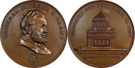 1897 Grant Monument Medal. By Tiffany & Co. Miller-11. Bronze. Mint State.
64 mm.
From the Randall Perham Collection.

Estimate: $300