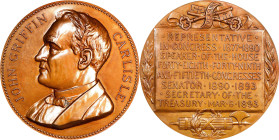 1893 Secretary of the Treasury John G. Carlisle Medal. Failor-Hayden 203. Bronze. Mint State.
77 mm.

Estimate: $200