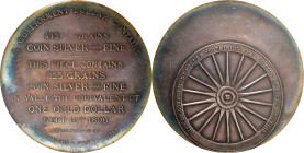 1896 Bryan Dollar. HK-785, Schornstein-16. Rarity-5. Silver. MS-63 (NGC).
52 mm.

Estimate: $500