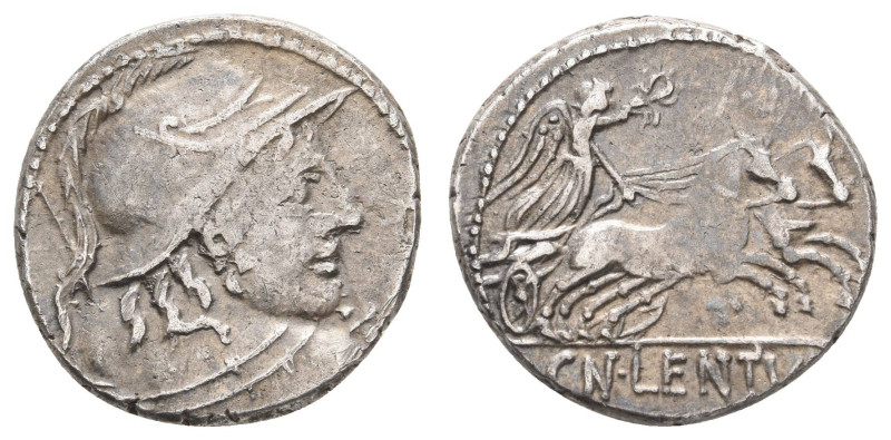 Antike Römer
Münzen Römische Republik Lentulus, Denar (3,91 g), 88 v. Chr. Av.:...