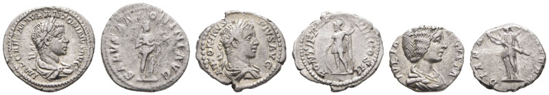 Antike Römer
Münzen Römische Kaiserzeit Lot aus drei Denaren: Julia Domna (Sept...