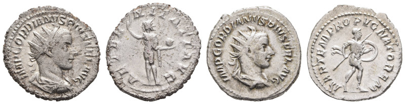 Antike Römer
Münzen Römische Kaiserzeit Lot von zwei Denaren Gordians III: Dena...