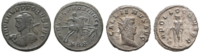 Antike Römer
Münzen Römische Kaiserzeit Lot aus zwei Antoninianen: Gallienus, 2...