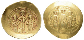 Antike Byzanz
 Romanos IV, 1068-1071, Histamenon (4,45 g), Konstantinopel. Av.: Nimbierter Christus bekrönt Romanos und Eudocia mit Perlenkrone; beid...