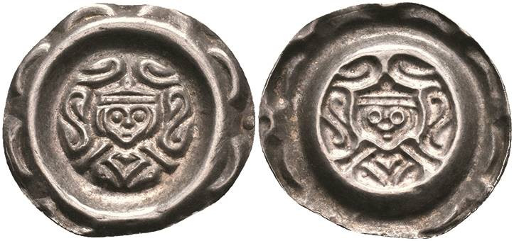 Mittelalter Münzen Mittelalter Deutschland
 Schongau, Brakteat (0,74g), Konradi...