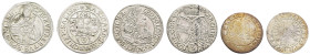 Münzen des Römisch Deutschen Reiches
 Breslau Lot: Kreuzer, 1626, Ferdinand II. dazu Leopold I., 3 Kreuzer 1690 TYROL, 1.48 g und Salzburg, Max Gando...