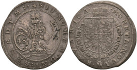 Deutschland bis 1800 Bayern Herzogtum
 Kipper 48 Kreuzer (Zwölfbätzner), o.J. (1620/1621), Maximilian I., Hahn 74, Schrötlingsfehler, Kratzer und Tin...
