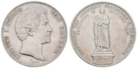 Deutschland 1800-1871 Bayern
 Doppeltaler (36,89 g), 1845, Ludwig I. (Standbild des Kanzlers von Kreittmayr. Thun 84; AKS 107; Dav. 592, ss-vz.