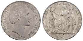 Deutschland 1800-1871 Bayern
 Taler, 1871, Ludwig II., Siegestaler, AKS 188, J. 110, kl. Kratzer, f. vz.
