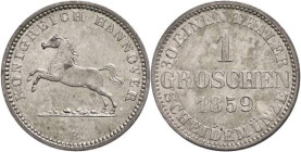 Deutschland 1800-1871 Hannover
 1 Groschen, 1859, AKS 149, J. 93, st.