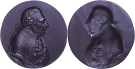 Medaillen Medaillen Deutschland vor 1900
 Preußen, Friedrich II., einseitige inkuse Eisengussmedaille (Dm. ca. 76mm, ca. 92,30g), o.J., unsigniert. B...