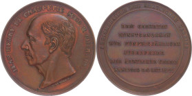 Medaillen Medaillen Deutschland vor 1900
 Hamburg, Bronzemedaille (Dm. ca. 43mm, ca. 35,94g), 1844, von Alsing, auf das 50jährige Doktorjubiläum des ...