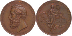 Medaillen Medaillen Deutschland vor 1900
 Bronzemedaille (Dm. ca. 44mm, ca. 41,70g), 1874, von Brehmer, auf die Internationale Ausstellung. Av: Die B...