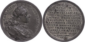 Medaillen Medaillen Deutschland vor 1900
 Bayern, Maximilian III., Zinnmedaille (Dm. ca. 39,3mm, ca. 18,21g), 1768, von Schega, Suitenmedaille Nummer...
