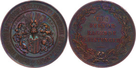 Medaillen Medaillen Deutschland vor 1900
 Dresden, Bronzemedaille (Dm. ca. 45,2mm, ca. 38,96g), 1894, von Lauer, für hervorragende Leistungen auf der...