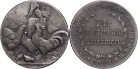 Medaillen Medaillen Deutschland vor 1900
 Rheinland, versilberte Bronzemedaille (Dm. ca. 40,5mm, ca. 27,40g), o.J., unsigniert, Prämienmedaille des P...