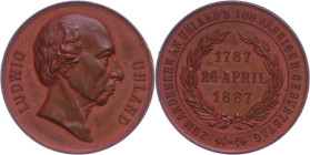 Medaillen Medaillen Deutschland vor 1900
 Bronzemedaille (Dm. ca. 30,4mm, ca. 11,66g), 1887, von Schiller, zum Gedenken an den 100. Geburtstag von Lu...
