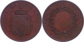 Medaillen Medaillen Ausland vor 1900
 Belgien, Bronzemedaille (31,48 g, Dm ca. 40 mm), 1814, unsigniert, auf Nicolas Charles Baron von Vincent, Av: W...