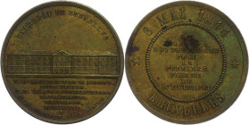 Medaillen Medaillen Ausland vor 1900
 Belgien, Eintrittsmarke, Messing, Brüssel (Dm ca. 22mm, 6,85g), 1844, von Hart. Zur Eröffnung des Lagers von Br...
