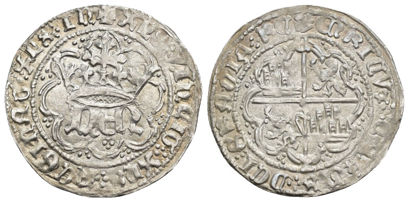 REINOS DE CASTILLA Y LEÓN. ENRIQUE IV. Real. Cuenca. AR 3,43 g. 27,19 mm. III-71...