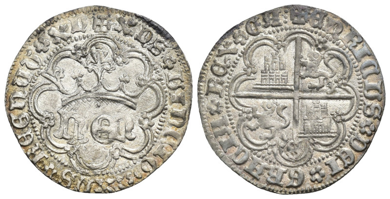 REINOS DE CASTILLA Y LEÓN. ENRIQUE IV. Real. Sevilla. AR 3,39 g. 26,85 mm. III-7...