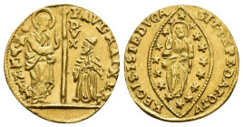 MONEDA EXTRANJERA. ESTADOS ITALIANOS. VENECIA. Paul Rainer (1779-1789). Zecchino. AU 3,5 g. 21 mm. Friedberg-1434. EBC-.