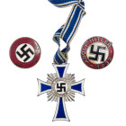 MEDALLAS Y CONDECORACIONES. Alemania. Lote formado por: cruz de honor de la Madre Alemana (Ehrenkreuz der Deutschen Mutter, 16-XII-1938); insignia de ...