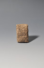 PRÓXIMO ORIENTE. Mesopotamia. Tablilla cuneiforme (II milenio a.C.). Terracota. Longitud 5,5 cm. Fraccionada. Adjunta certificado de termoluminiscenci...
