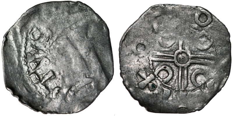 Belgium. Lower Lorraine. Albert II 1031-1063. AR Denar (18mm, 1.04g). Dinant min...
