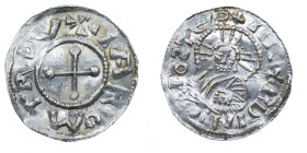 Czechia. Bohemia. Jaromir, 1003, 1004 - 1012, 1033 - 1034. AR Denar (18mm, 1.12g). Prague mint. +IAROMTRDV, cross / +IHCXRDINISHOSTEP, facing bust. Ca...