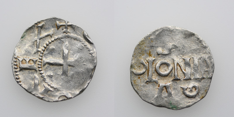 Germany. Cologne. Otto III 983-1002. AR Denar (16.5mm, 1.53g). Cologne mint. +[O...