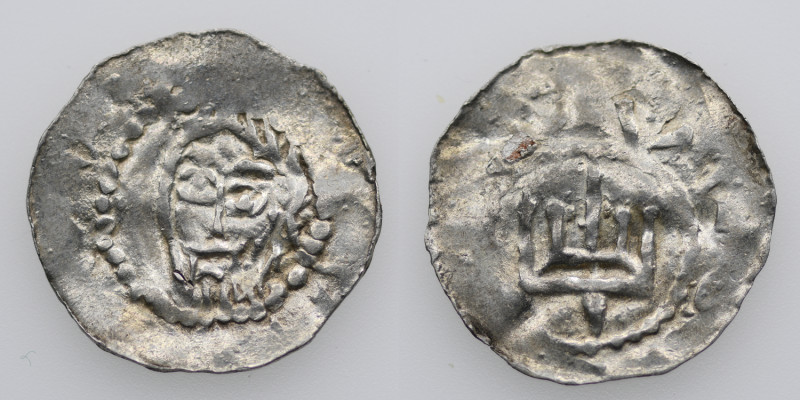 Germany. Duchy of Saxony. Bernard II 1011-59. AR Denar (20mm, 1.01g). Jever mint...