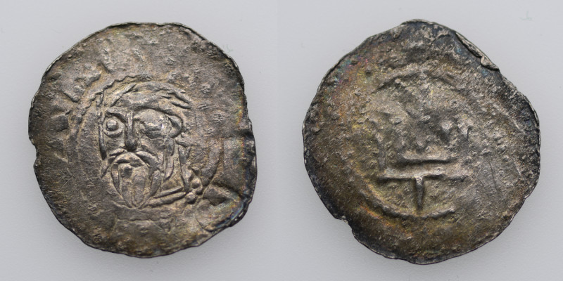 Germany. Duchy of Saxony. Bernard II 1011-59. AR Denar (19mm, 0.83g). Jever mint...