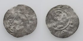 Germany. Archdiocese of Magdeburg. Anonymous 1039-1056. AR Denar (18mm, 0.94g). Gittelde mint. Bust with crosier left / Head left, before scepter. Dbg...