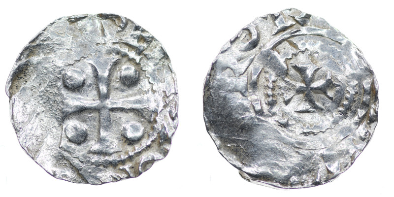 Germany. Saxony. Otto III 983-1002. AR Denar (17mm, 1.04g). Dortmund mint. [ODDO...