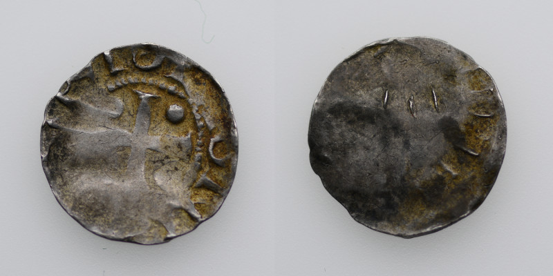 Germany. Anonymous emitter ca 1000, imitating Dortmund? AR Denar (16mm, 1.05g). ...
