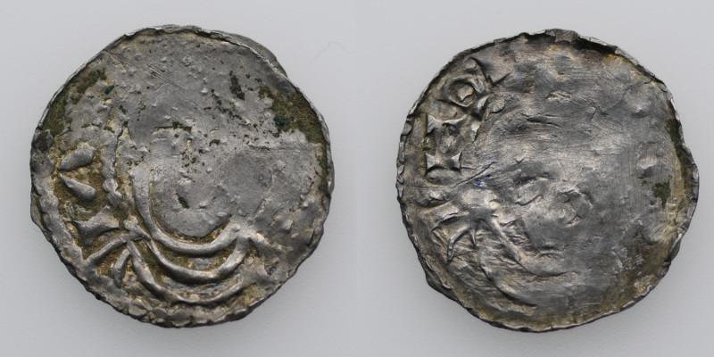 Germany. Swabia. Konrad II 1024-1029. AR Denar (20mm, 1.15g). Strasbourg mint. C...