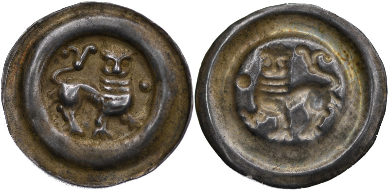 Germany. Brunswick Lüneburg, Heinrich 1195-1227. AR Brakteat(21mm, 0.55g). Lion ...