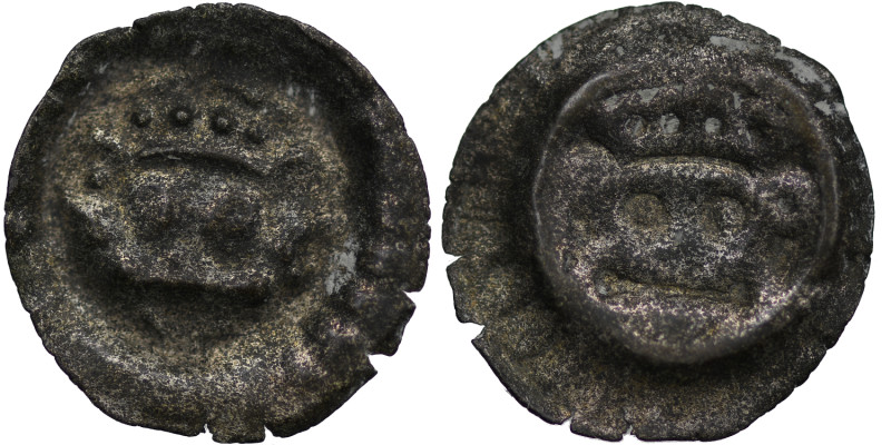 Germany. Mecklenburg. Anonymous. 14th century. AR Brakteat (Hohlpfennig) (13mm, ...