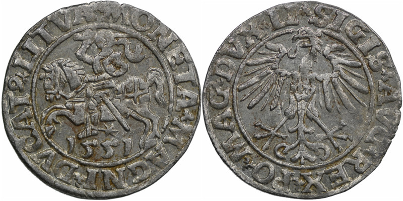 Polish-Lithuanian Commonwealth. Sigismund August of Poland, 1544-1572. AR Half G...