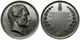 Medal, Józef de Köhler - Kupcy Miasta Warszawy 1854