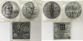 Medale i plakieta - Sosabowski, Dobrzański, Pamięci Polaków (3szt)